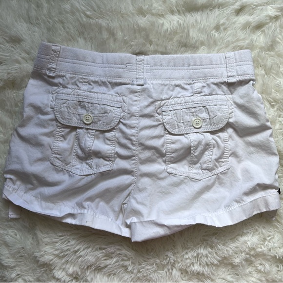 A.n.a. White Cotton Cargo Shorts - Picture 5 of 7